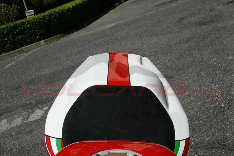 Funda Sillín Ducati 748 916 996 998 Diseño Volcano Anti Scivolo Rider Alcantara Foto 2 de 3