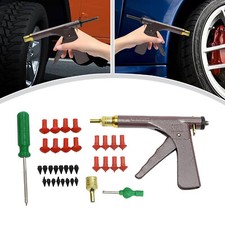 Car Wheel Vacuum Tyre Repair Tool Kit Mushroom Plug Tire Plugger Tubeless w/ Box