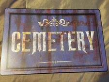 Cemetery Distressed Metal Sign 17 X 11 - Heavy Duty Cemetery Distressed Metal Sign 17 X 11 - Heavy Duty