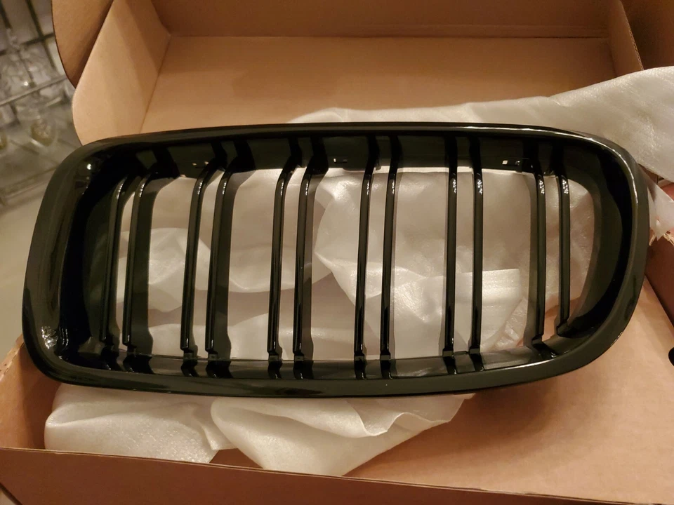 Par de rejillas de parrilla de riñón del capó delantero para BMW F30 F31 F35 F80 serie 3 2012-2018 Foto 2 de 4