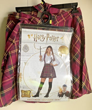 Harry Potter Halloween Costume Costume Plaid Gryffindor Skirt Suspender S 4/6
