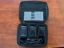 Movo WMX-1-DUO 2.4GHz Dual Wireless Lavalier Microphone System 