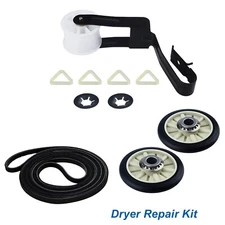 Whirlpool LER4634PQ0 LER4634JQ0 LER4634EQ2 Dryer Repair Kit Belt Pulley Rollers