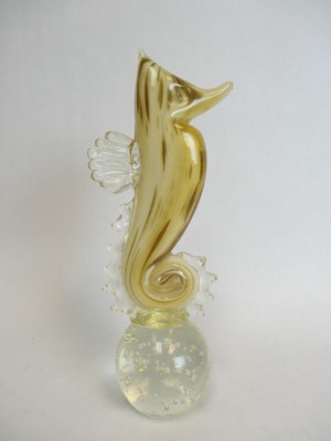 Statuetta Cavalluccio Marino Resina - Decorazione Moderna Per Casa, 34 Cm, Regalo Originale