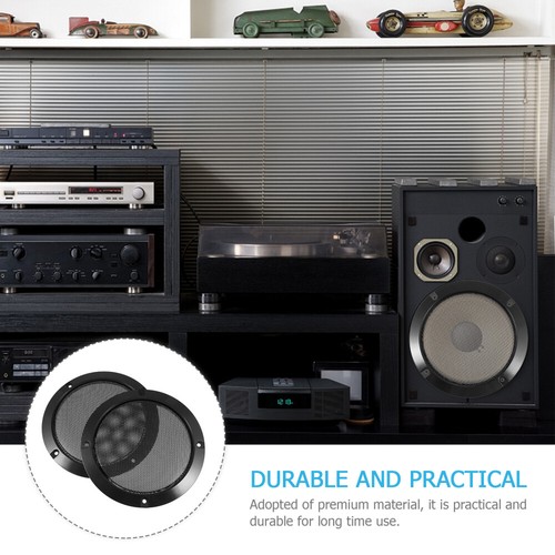 2 Pcs Audio Decoration Website Miss Speaker Protectors Creative Nets - Picture 6 of 12