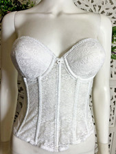 Dominique Women s Hannah Lace Plunge Strapless Push Up Bustier 7759 Size 34B