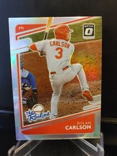 Dylan Carlson 2021 Panini Donruss Optic The Rookies Silver Prizm #TR3  Cardinals
