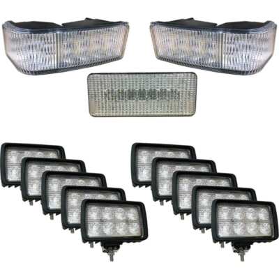 LED Light Kit for Case IH STX Steiger Tractors - 53800 Lumens, 12-24V