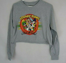 Vintage 80s Warner Bros Looney Tunes "That's All Folks " Women's Shirt Medium