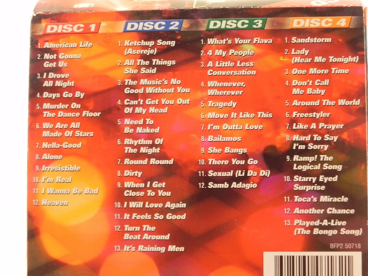 Number 1 Dance Hits - 4 disc CD Box Set by Various Artists