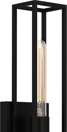 Quoizel Leighton 1 Light Wall Sconce, Matte Black/ - LGN8605MBK - Picture 7 of 10