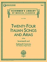 24 Italian Songs And Arias: Medium High Voice (book, Vocal Collection) on sale 24 Italian Songs And Arias: Medium High Voice (book, Vocal Collection) on sale