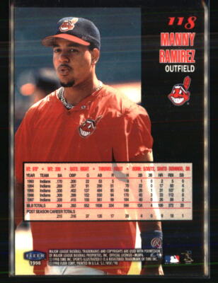 Manny Ramirez 1998 Sports Illustrated World Series Fever #118