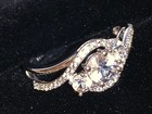 *AMAZINGLY BEAUTIFUL* Kay Jewelers Sterling Silver 3 Lab Created Sapphire Ring 7 — photo 6
