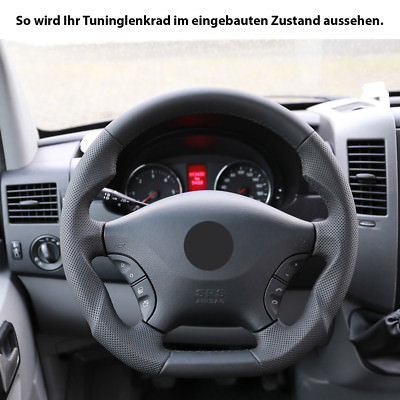 Mercedes Lenkrad Neubezug Für Vito Viano W639 & Sprinter W906 Facelift – Leder, Multifunktional Mit Airbag