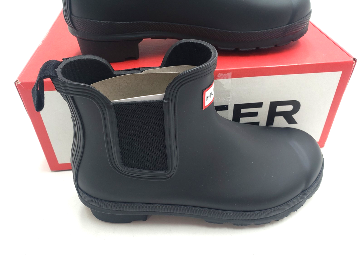 レインブーツ Hunter Women's Original Chelsea Rain Boots WFS2078RMA-BLK Women's Original Chelsea Boots - Hunter Boots