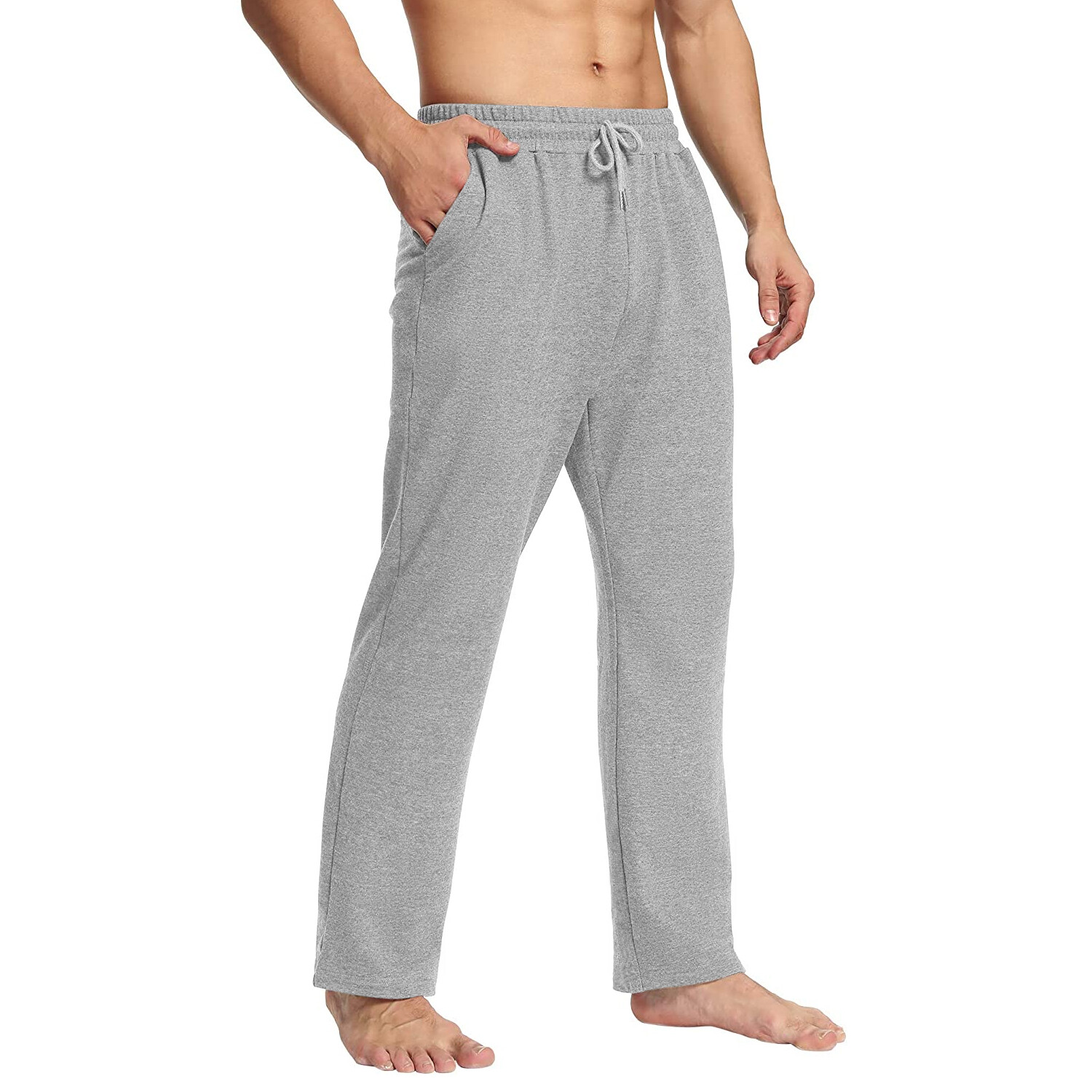 Mens Fleece Lined Workout Pants