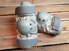 NEW USGI ARMY MILITARY BIJAN ACU DIGITAL CAMO TACTICAL ELBOW PADS LARGE NIB