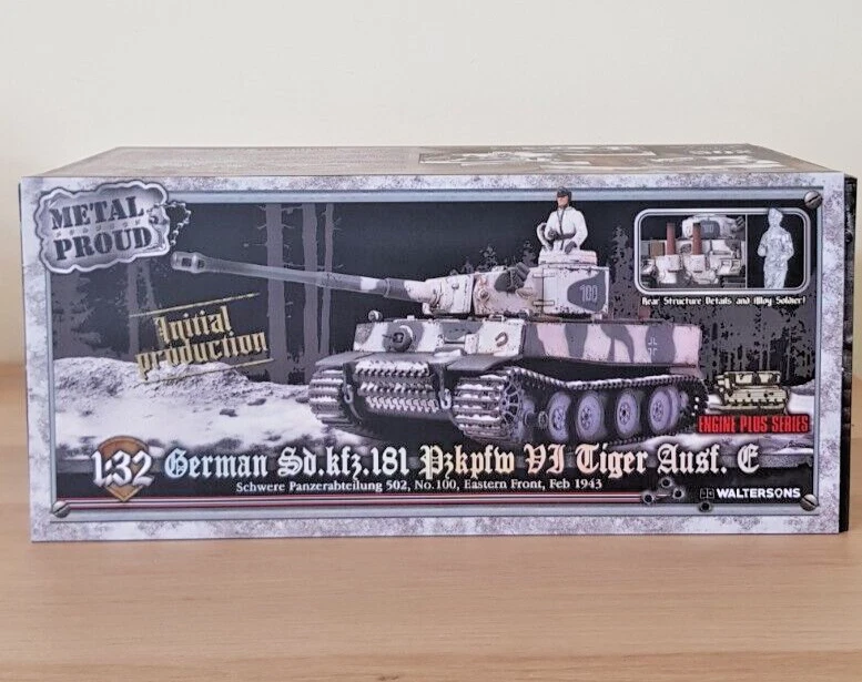 Fuerzas del Valor 1/32 912042B Alemán Sd.Kfz.181 PzKpfw VI Tigre, Frente Oriental Foto 2 de 4