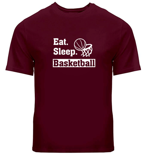 Basketball Sports Tee Graphic gift Outdoor Gaming T Shirt Motivational Eat Sleep - Bild 18 von 34