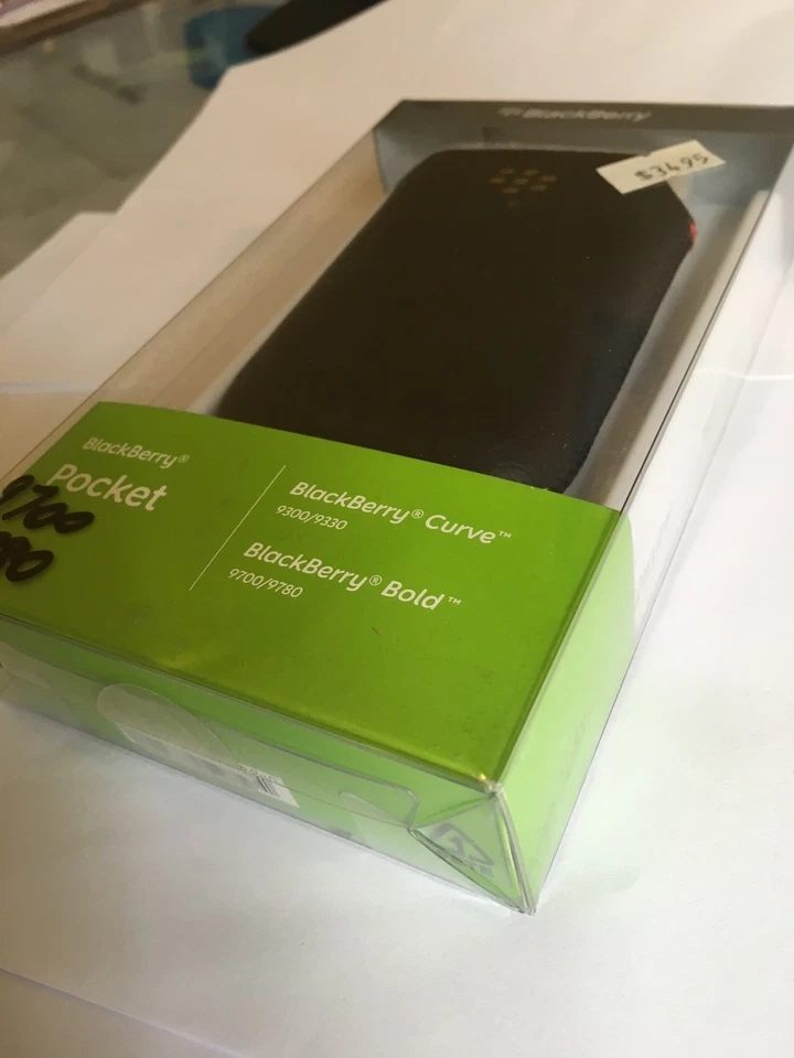 Bolso de couro BlackBerry para Curve 9300.9330 ACC-32917-201 novo em folha original - Imagem 3 de 4