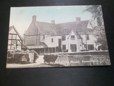 Postkarte - The Old Porch, The Mount, Somerford (unbespielt Vintage)