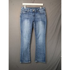 Maurices Womens Bootcut Jeans Blue Denim Medium Wash Size 8 Reg