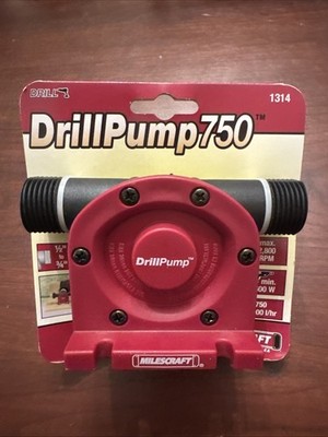 Milescraft 1314 Drill Pump Self Priming Drill Water Pump Attachment