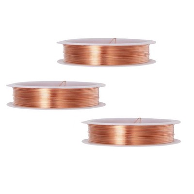 3 Spool Coils Magnet Wire Enameled Copper Wire Enameled Magnet Winding Wire N.