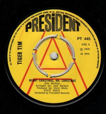 Tiger Tim - Merry Christmas Mr. Christmas - Used Vinyl Recor - Promo - C8100z