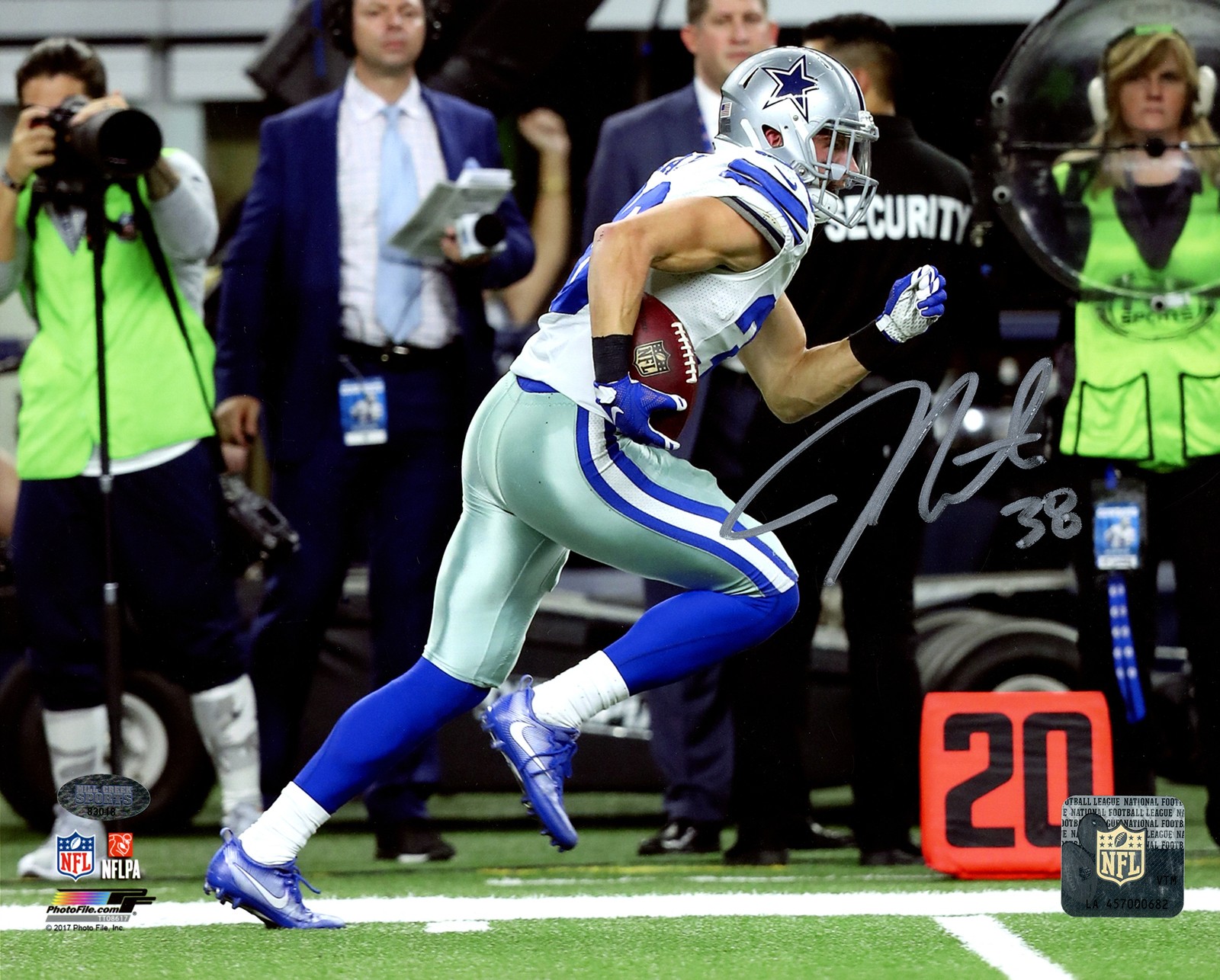 Jeff Heath Autographed Signed 8X10 Photo Dallas Cowboys MCS Holo
