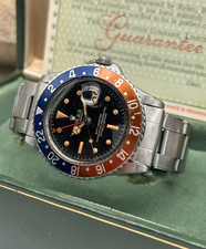 Very Rare Genuine Vintage Rolex 1675 GMT Master Pepsi made in 1960 Very Rare Genuine Vintage Rolex 1675 GMT Master Pepsi made in 1960