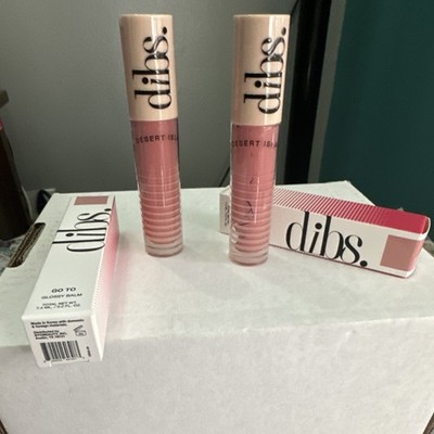 dibs. GO TO GLOSSY BALM Desert Island Lip Gloss Liquid 0.24 fl oz