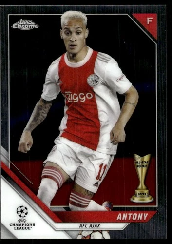 Antony 2021-22 Topps Chrome UEFA Champions League #31 Ajax AutographDen