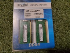 Crucial 32GB DDR4 RAM 4x 8GB 2133P PC4-17000 CL15 Desktop Memory CT4C8G4DFD8213