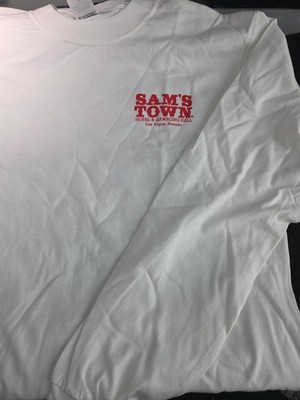 Vintage Sams Town Hotel Casino Las Vegas Long Sleeve Tshirt L New Without Tag