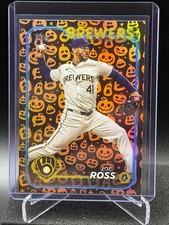 Joe Ross 2024 Topps Halloween Jack O'Lantern Foil #US135 - Milwaukee Brewers
