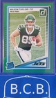 Mason Taylor 2025 Panini Donruss Green Rated Rookie RC Color Match New York Jets