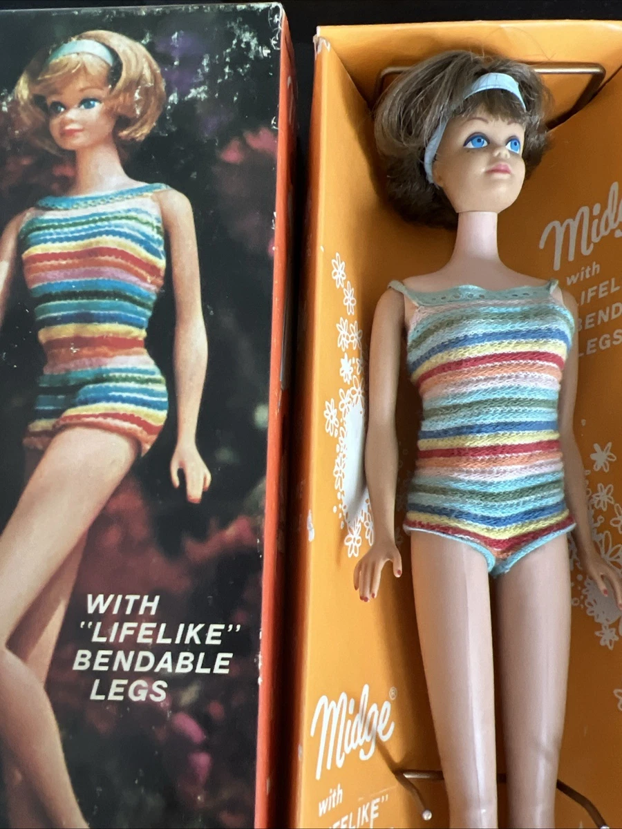 Vintage Barbie American Girl long hair silver ash 60s (Gebraucht) in BASSECOURT für CHF 245
