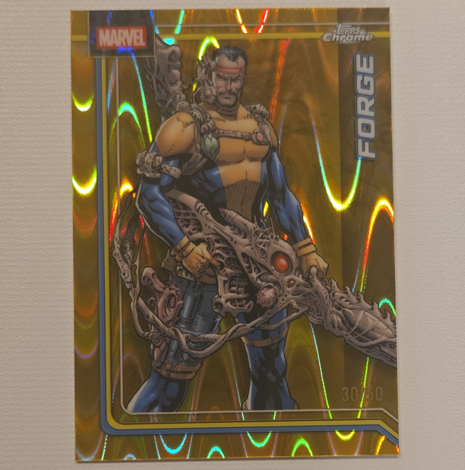 2026 Topps Chrome Marvel -  Forge #037 Gold Parallel 30/50