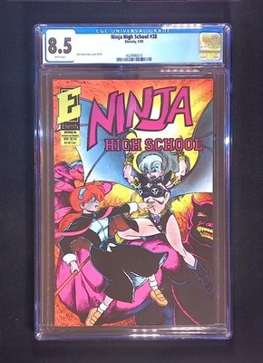 Ninja High School #38 Eternity CGC 8.5 1993 1st Warrior Nun Areala 1st Lillith