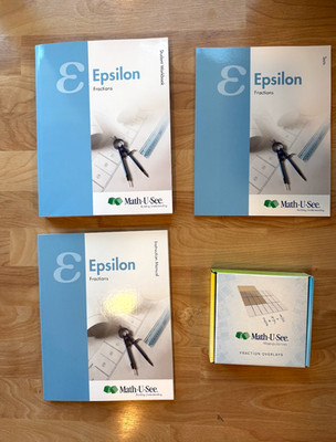 Math U See- level E (5th grade) with manipulatives, homeschool curriculum