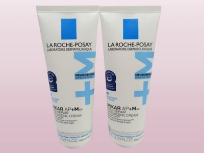 LA ROCHE POSAY LIPIKAR AP+MAX TRIPLE REPAIR MOISTURIZING CREAM 2.53 OZ 2028 2PC