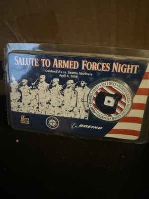 Boeing 2006 SEATTLE MARINERS ARMED FORCES NIGHT Challenge Coin