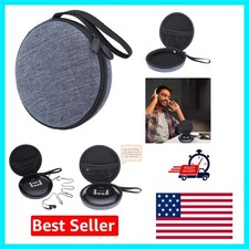 Elegant Hard Shell Portable CD Player Case - Travel Storage for Accessories