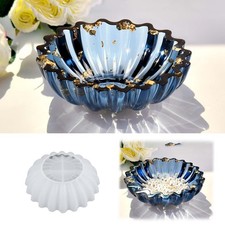 Resin Molds for Bowl, 5.24 x 1.65 inches Flower Tray Silicone Molds for Resin...