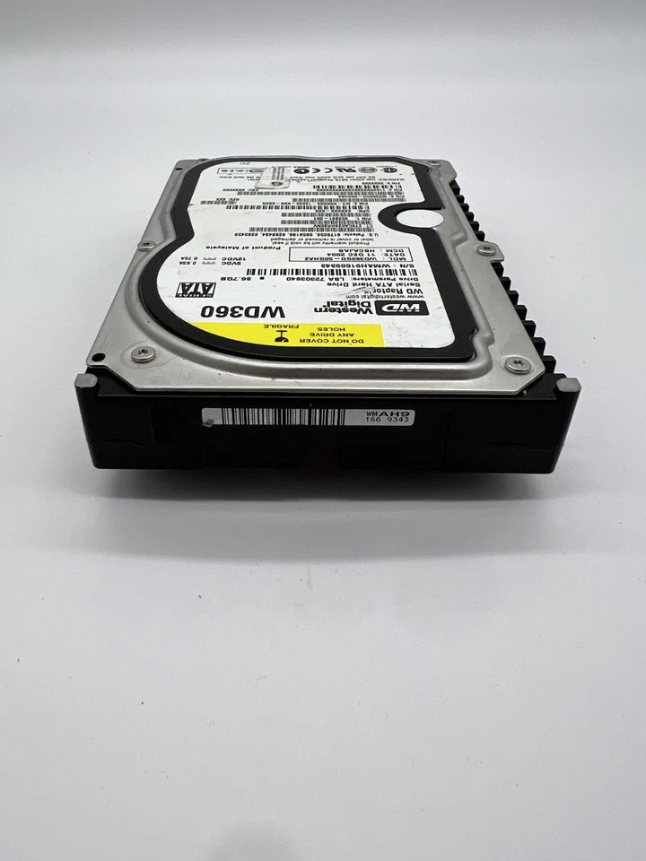 Western Digital WD360GD 36.7GB 10K RPM SATA – WD Raptor – Vintage Server HDD - Image 4 of 4