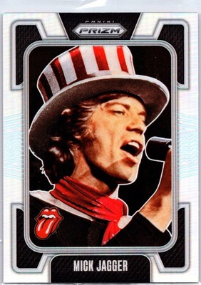 2025 Panini Prizm The Rolling Stones #27 Mick Jagger Silver