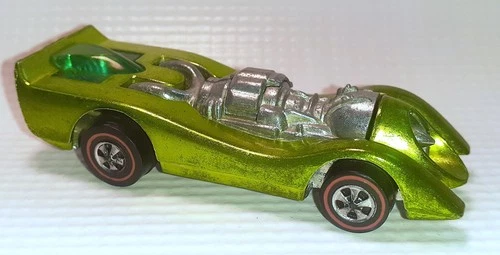 Vintage Hot Wheels redline Jet Threat HK Light Green