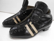 Vintage Riedell Red Wing Leather Roller Skate Boots Size 4 1/2 Speed Derby 1980s